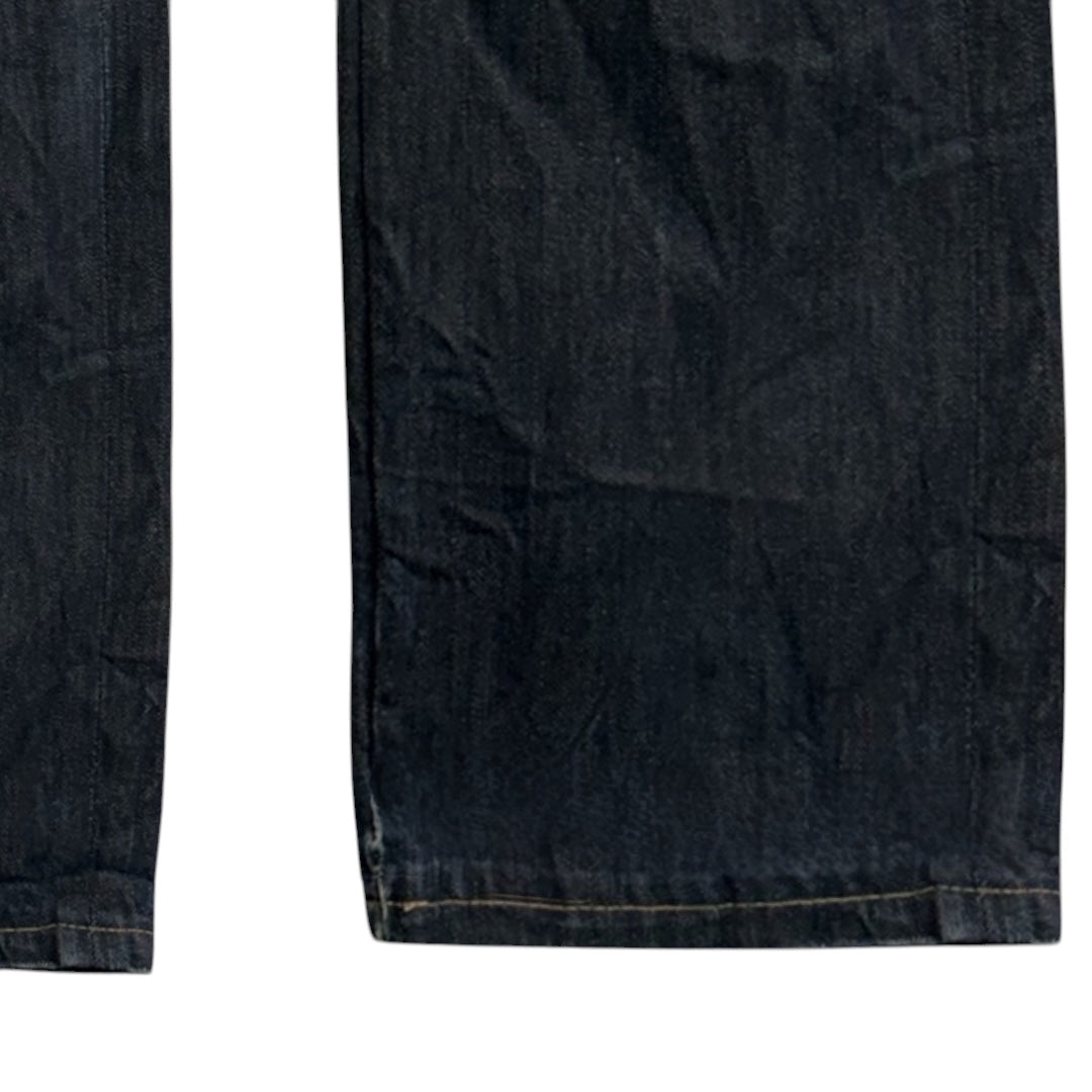 ED INDIGO SEQUIN EMBROIDERED JEANS [32-28]