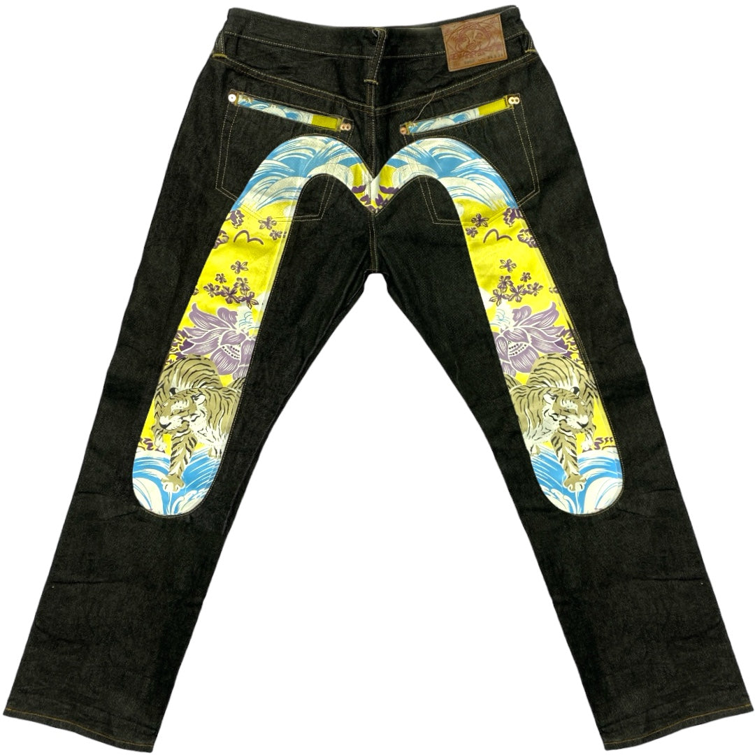 EV*SU TIGER SELVEDGE DIACOCK DENIM [36-32]