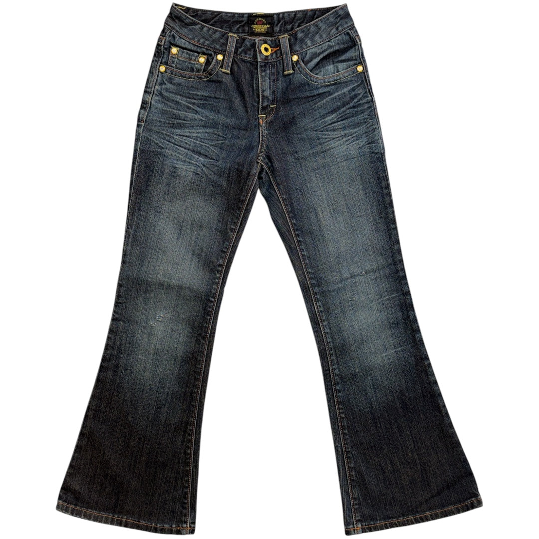 AUDIGER SPELL-OUT KIDS EMBROIDERED JEANS [KIDS]
