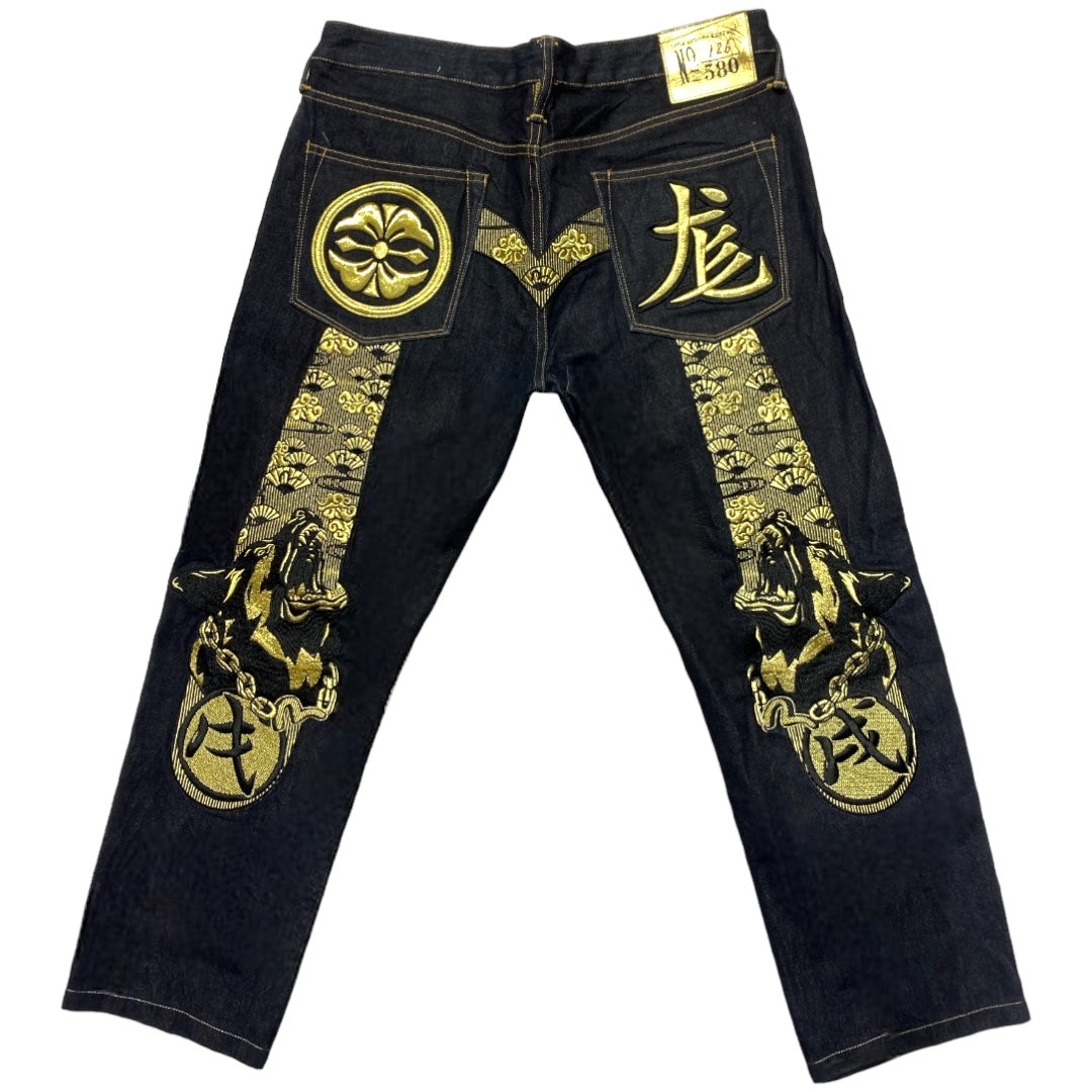 EV*SU YEAR OF DOG GOLDEN  DIACOCK DENIM [36-32]