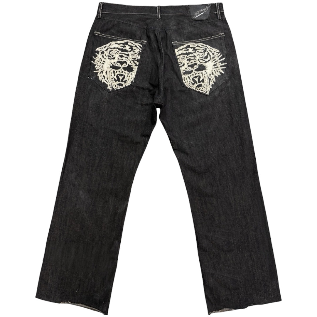 ED TIGER EMBROIDERED JEANS [40-36]