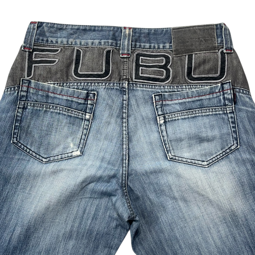 FUBU SPELLOUT JEANS [34-30]