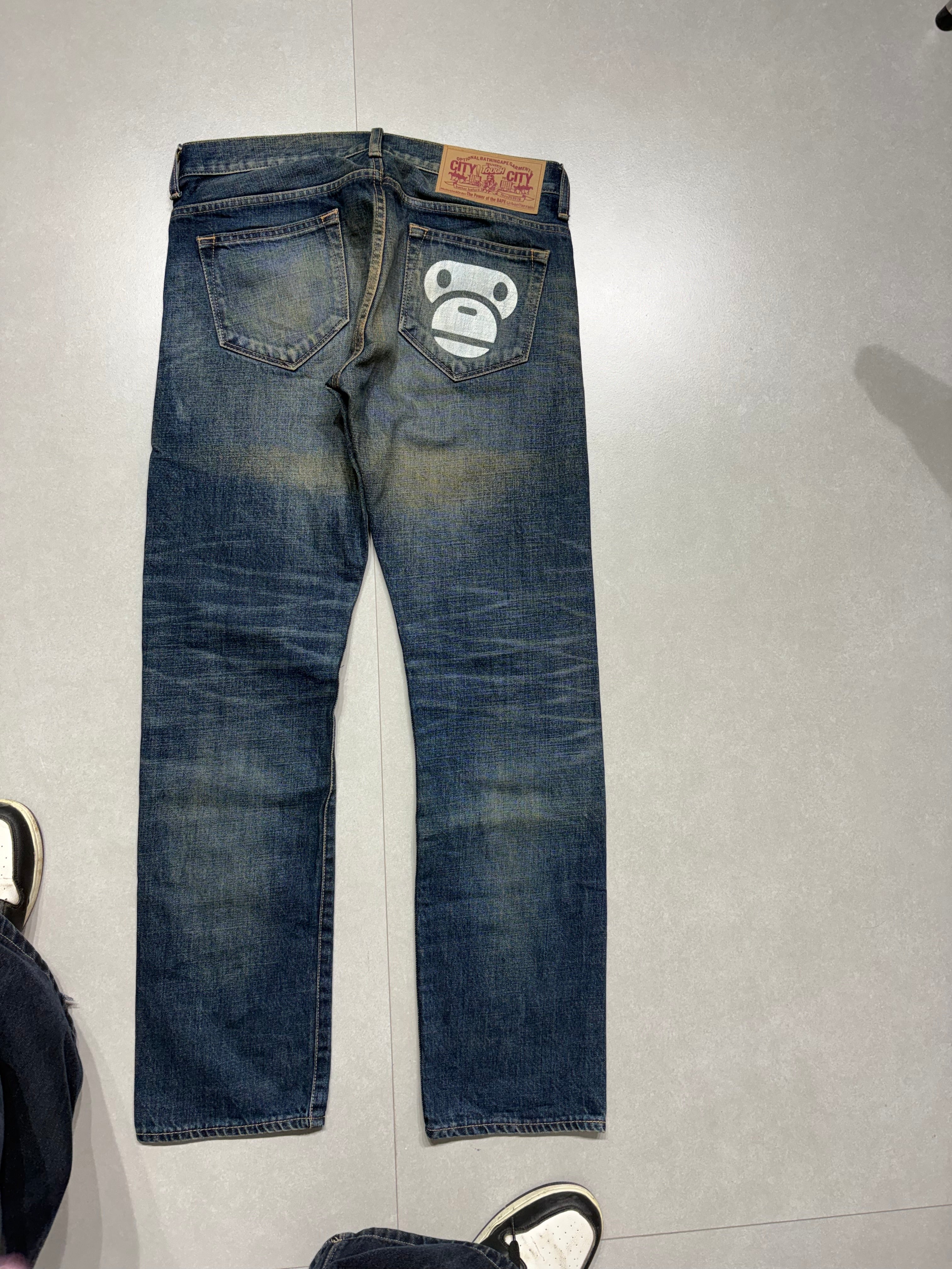 ED EMBROIDERED FRONT SPELLOUT JEANS [29-28] (Copy 2)