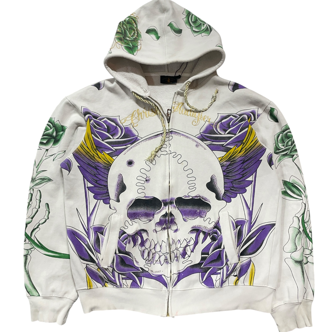 AUDIGER SKULL SWAROVSKI   ZIPUP(2XL)