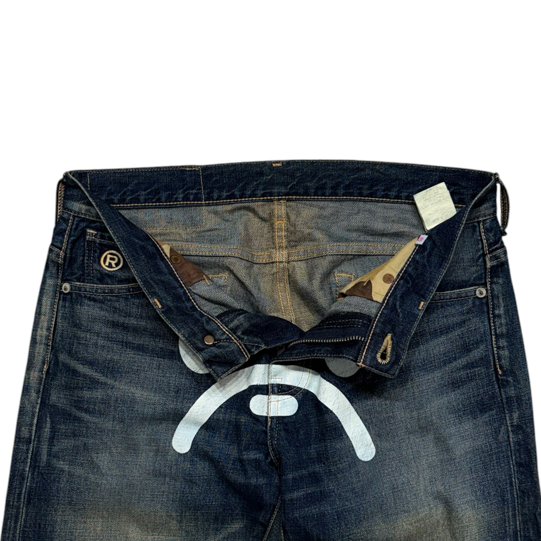 BAPE SAD FACE JEANS [31to28]