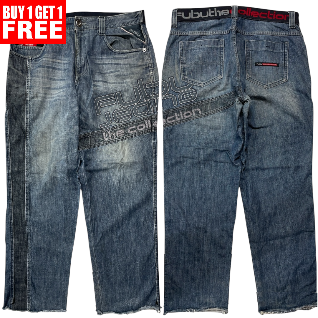 FUBU COLLECTION JEANS [34-30]