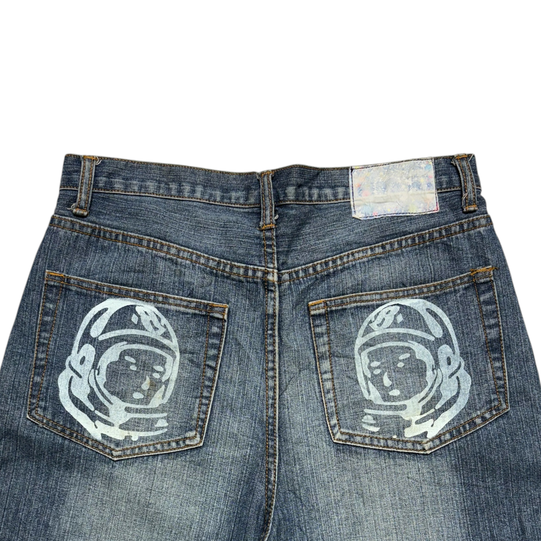 ED EMBROIDERED FRONT SPELLOUT JEANS [29-28] (Copy 3)