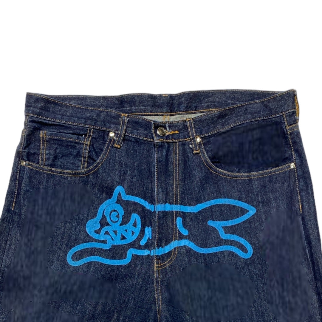 BBC BLUE RUNNING DOG DENIM JEANS [38-34]