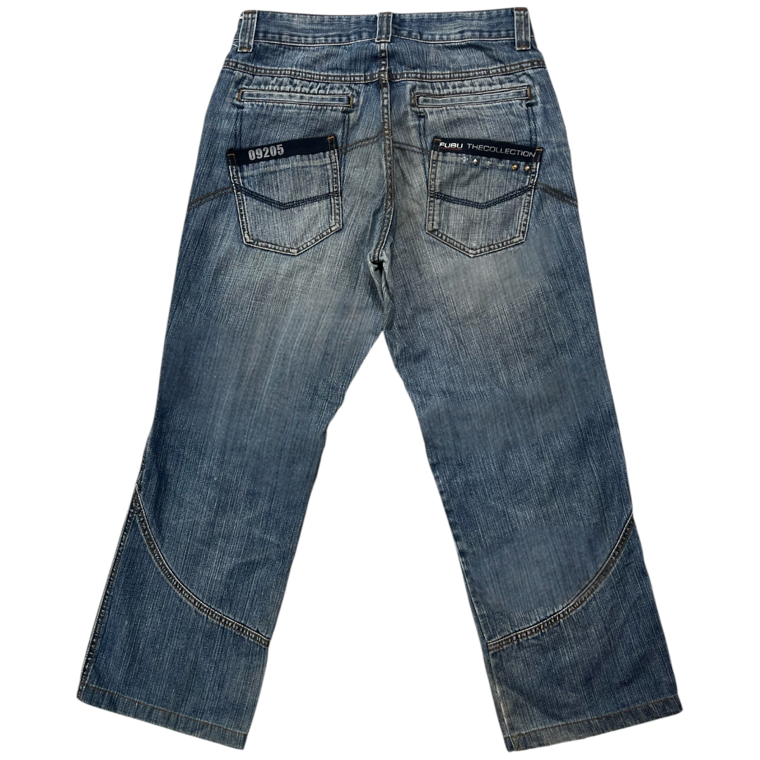 FUBU STUDDED JEANS [30-28]