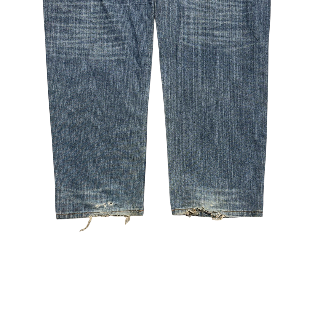 BBC RUNNING DOG LIGHT WASH JEANS[33to30]