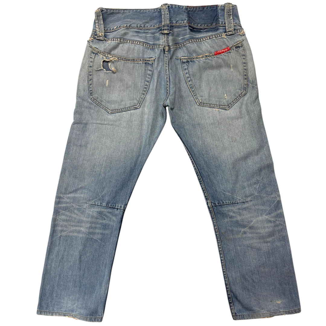 ED TIGER EMBROIDERED JEANS [38-34]