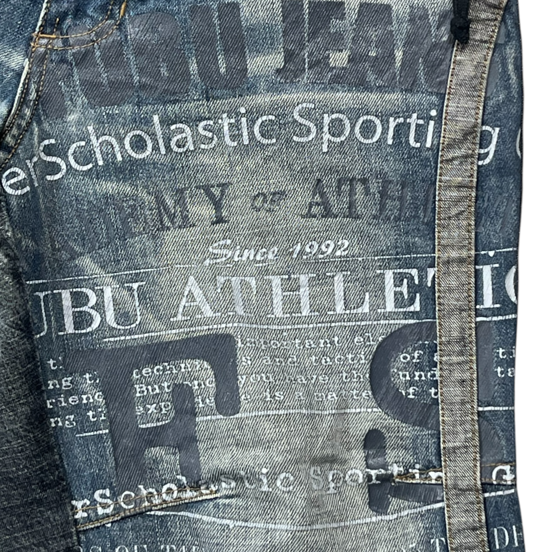 FUBU LIGHT WASH JEANS [30-28]