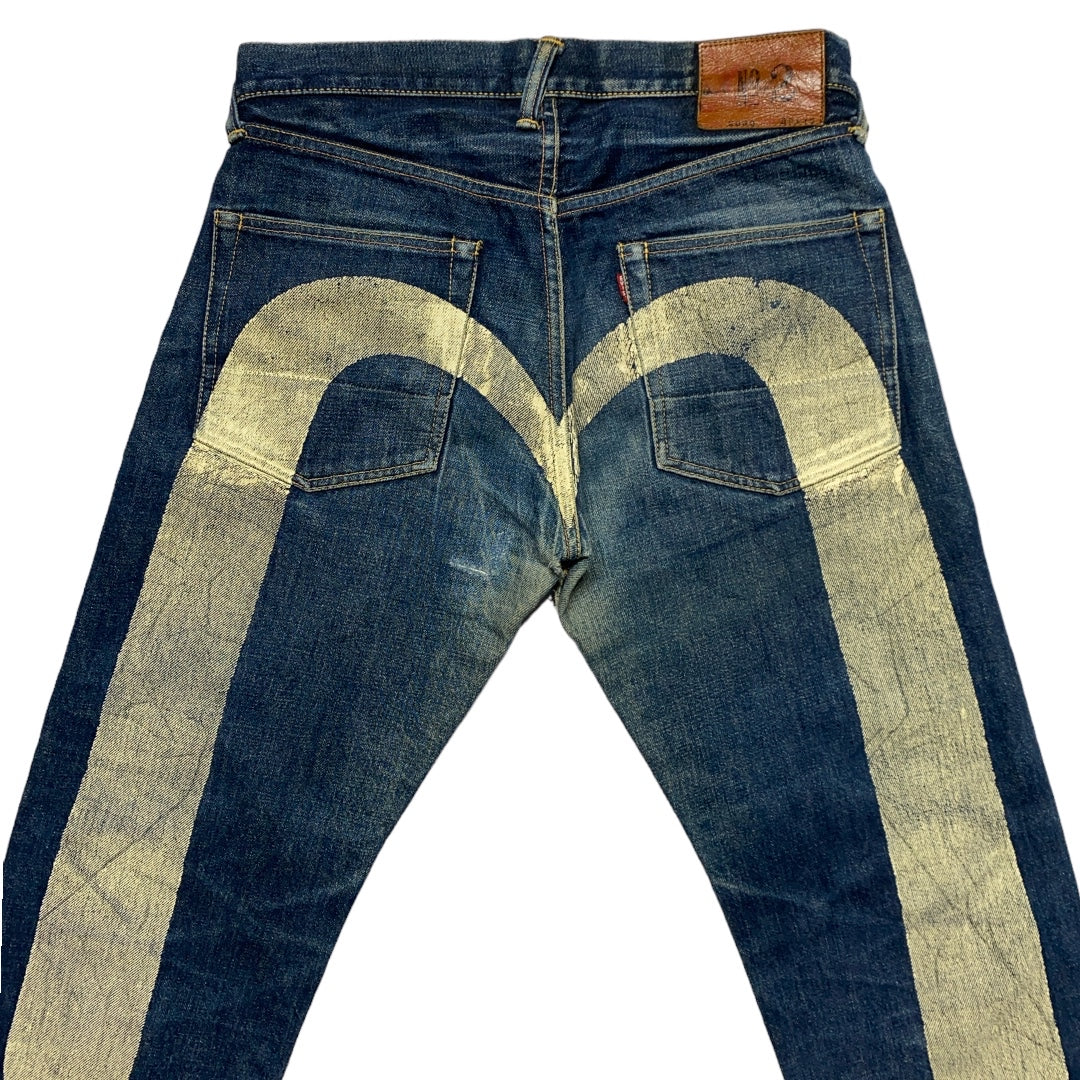 EV*SU SELVEDGE DIACOCK DENIM JEANS [30-28]