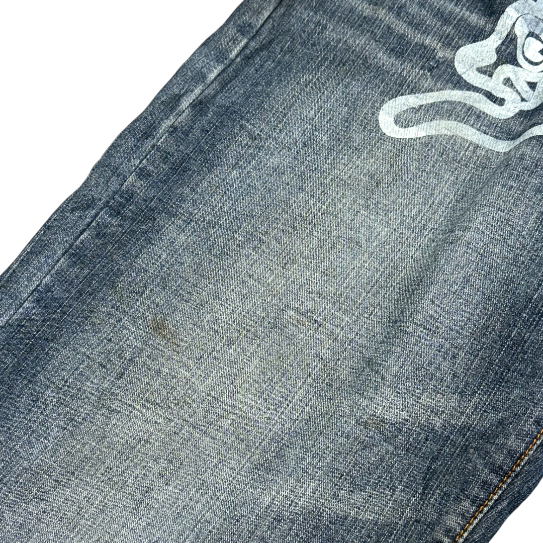 BBC RUNNING DOG LIGHT WASH JEANS[33to30]