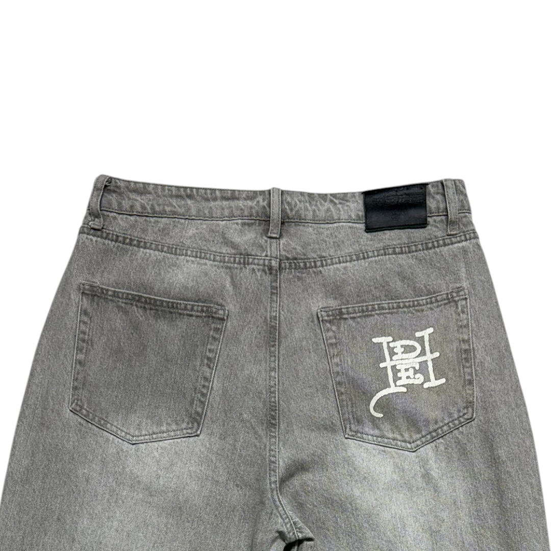 AUDIGER SKULL DARK WASH EMBROIDERED JEANS [38-34] (Copy 3)