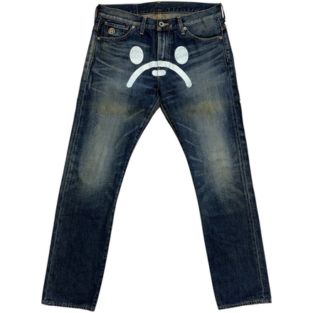 BAPE SAD FACE JEANS [31to28]