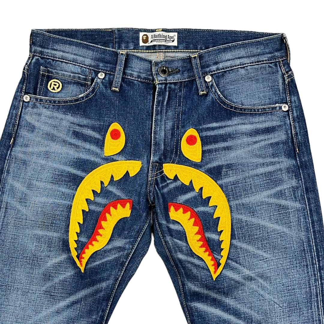 SHARK FACE DENIM JEANS[30-28]