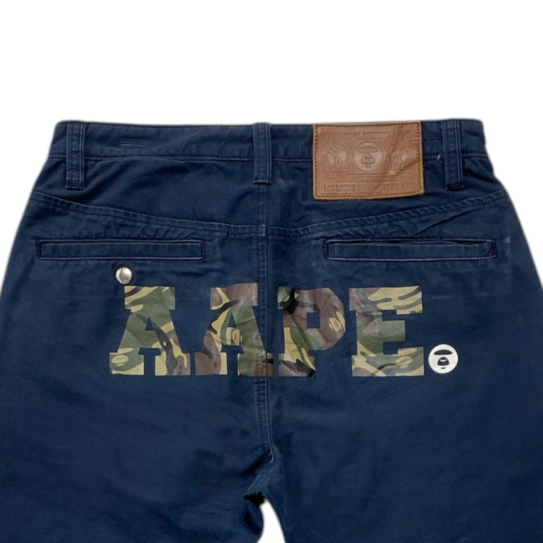 DARK WASH DENIM JEANS[30-28]