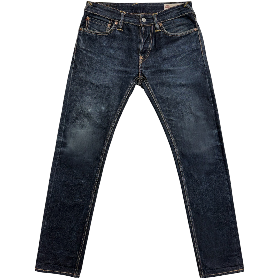 ED EMBROIDERED FRONT SPELLOUT JEANS [29-28] (Copy 4)