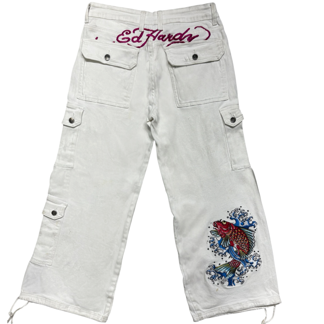 AUDIGER SKULL DARK WASH EMBROIDERED JEANS [38-34] (Copy 4)