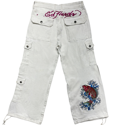 AUDIGER SKULL DARK WASH EMBROIDERED JEANS [38-34] (Copy 4)
