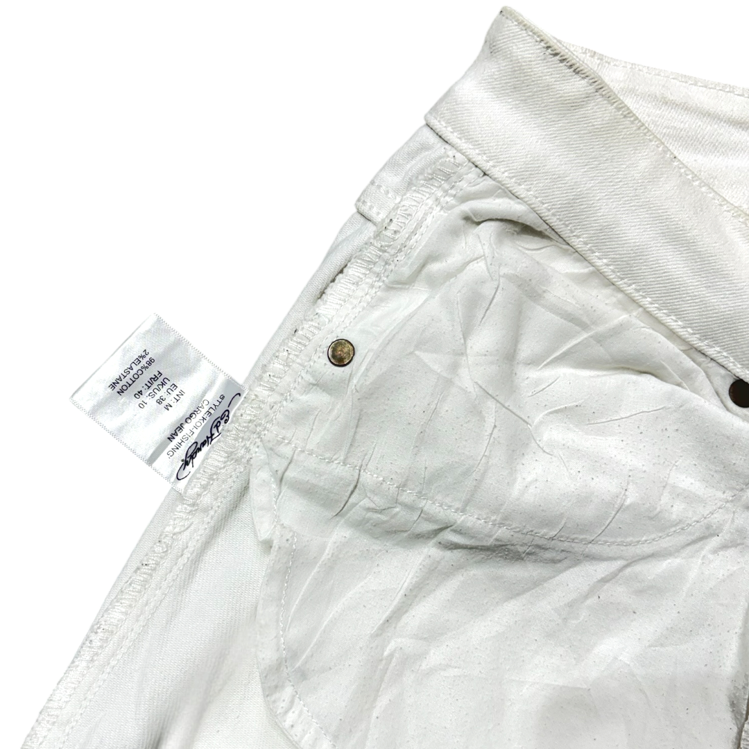 ED SPELLOUT EMBROIDERED JEANS [26 to 30]