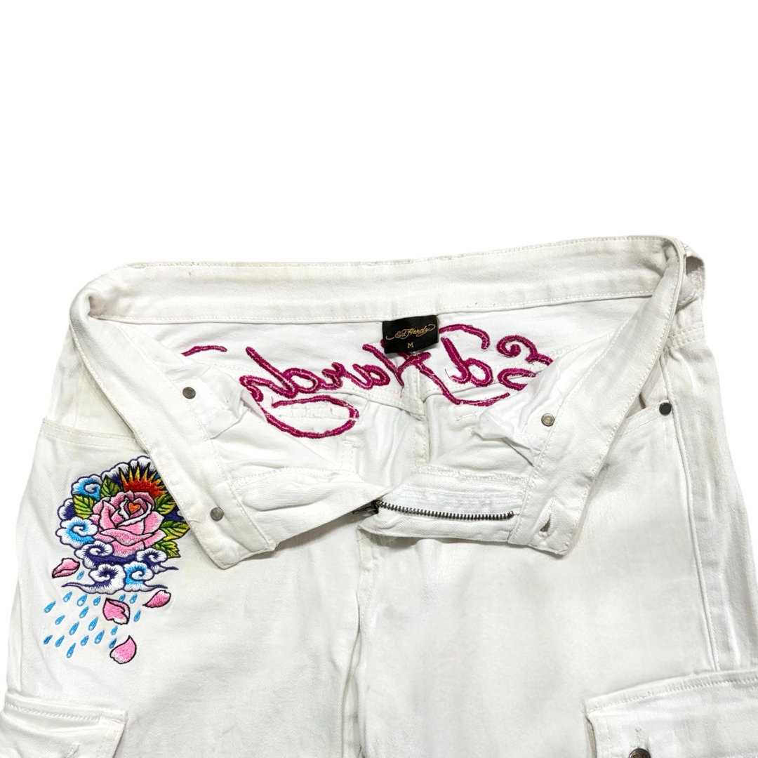 ED SPELLOUT EMBROIDERED JEANS [26 to 30]