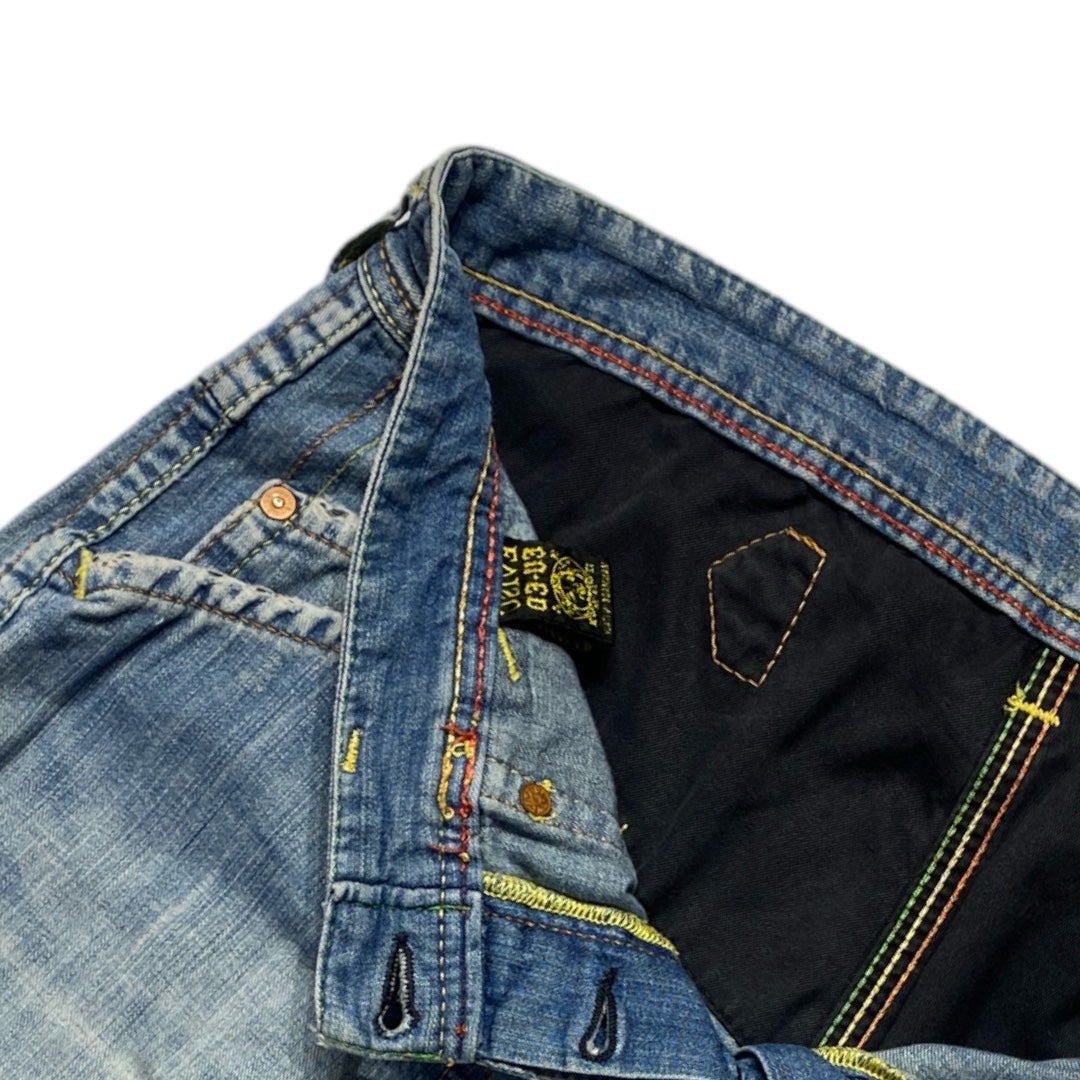 EVISU EU ED CAR-PAINTER SEAGUL JEANS [34-32] – Nevermind Studios