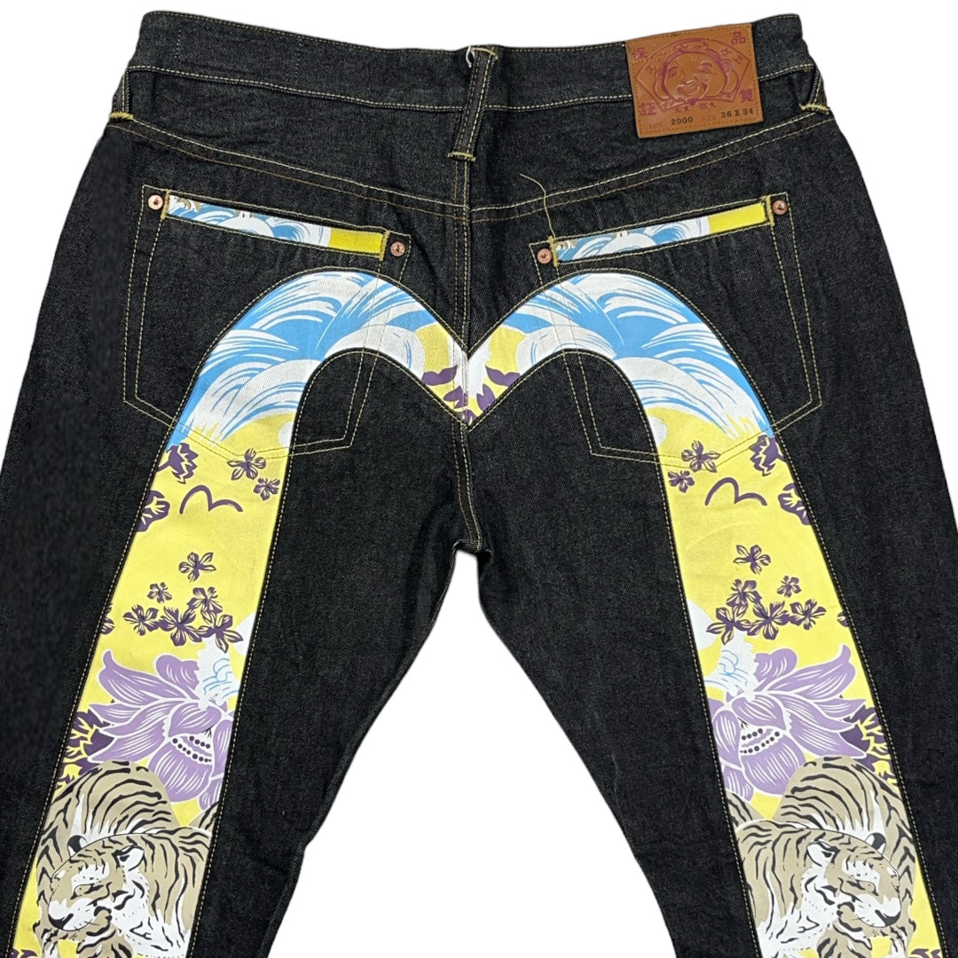 EV*SU TIGER SELVEDGE DIACOCK DENIM [36-32]