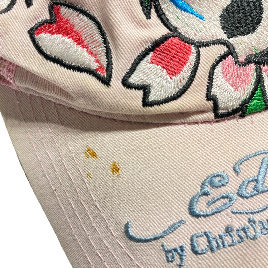 ED SKULL & ROSES CAP