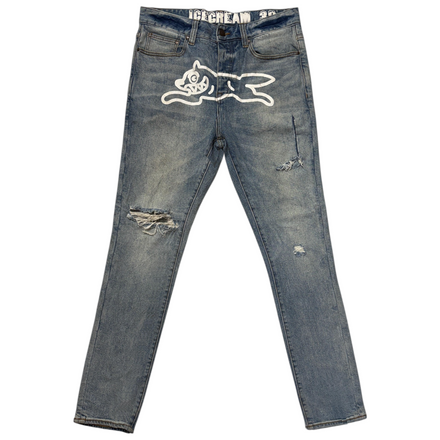 ICECREAM RUNNING DOG SLIM FIT JEANS [34-30]