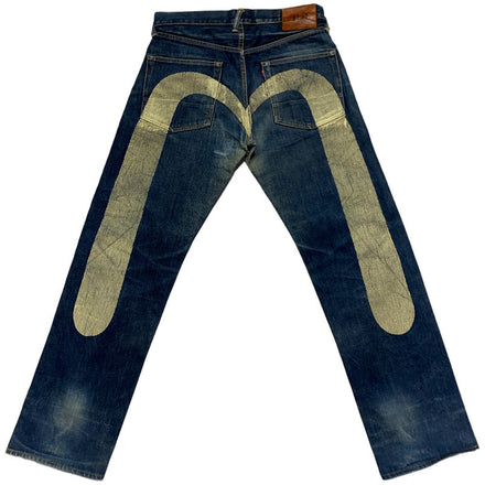 EV*SU SELVEDGE DIACOCK DENIM JEANS [30-28]